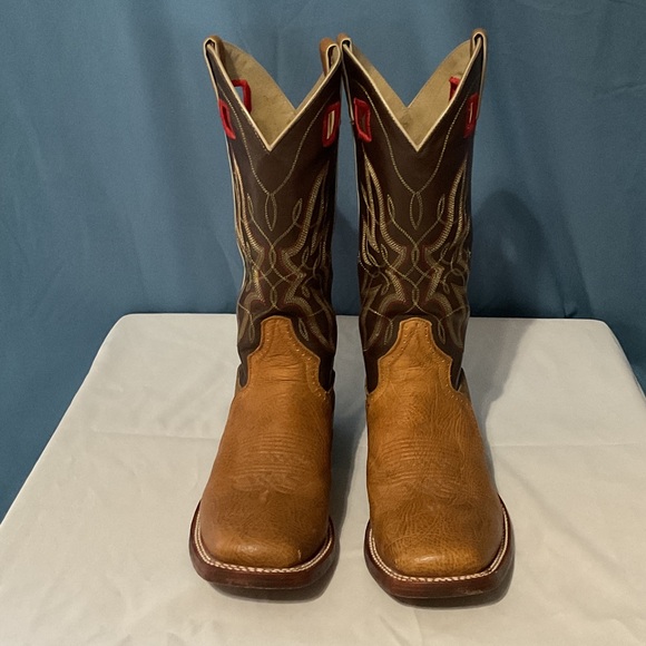 Double H Other - Double H Two-Tone Square-Toed Boots 9 1/2D